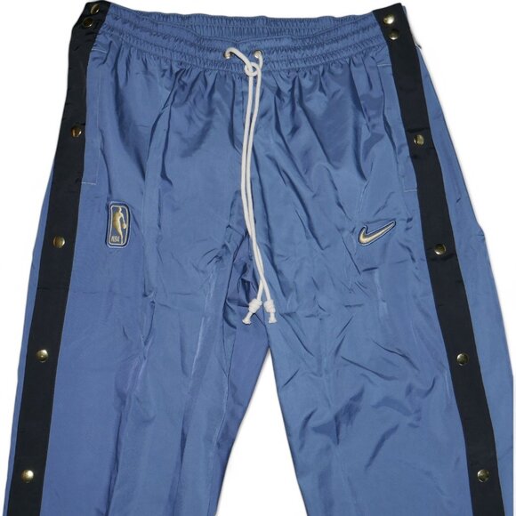 Nike Men's Size XL NBA Tear-Away Basketball Pants Team Warm Ups Blue/Gold NWT - Picture 9 of 13